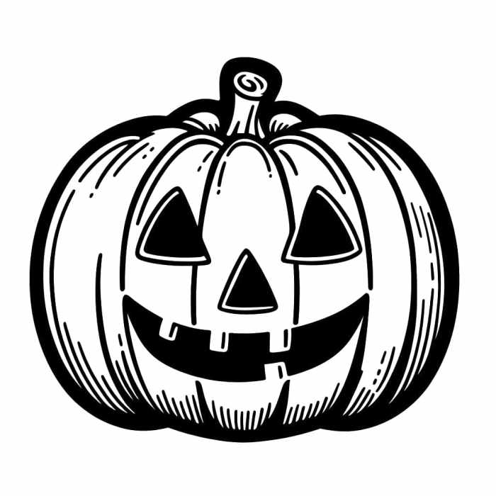 Jack o lantern coloring book